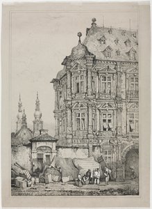 Castillo de Martinsburg, Maguncia, Alemania, 1833 de Samuel Prout