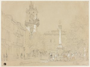 Plaza de Aix-en-Provence de Samuel Prout