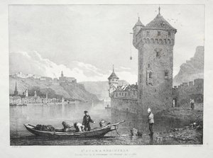 San Goar y Rheinfels de Samuel Prout