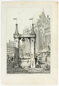 St Omer, Estrasburgo, a partir de facsímiles de bocetos realizados en Flandes y Alemania de Samuel Prout