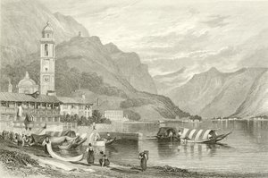 El Lago de Como, Italia de Samuel Prout
