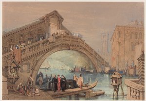 El Rialto, Venecia de Samuel Prout