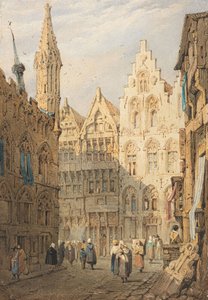 Ypres (acuarela) de Samuel Prout