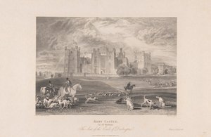 Castillo de Raby, Condado de Durham de Samuel Rawle