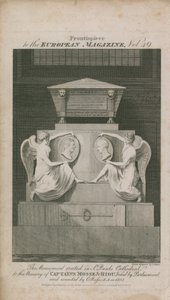 El monumento erigido en la Catedral de San Pablo de Samuel Rawle