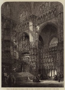 Capilla del Altar Mayor en la Catedral de Toledo