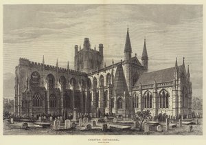Catedral de Chester (grabado) de Samuel Read
