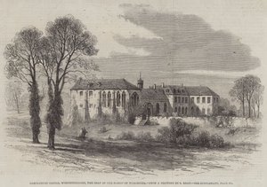 Castillo de Hartlebury, Worcestershire, la sede del obispo de Worcester de Samuel Read