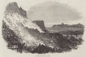 Inmensa caída de acantilado, en Dover de Samuel Read