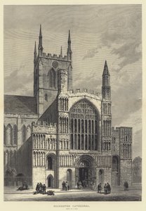 Catedral de Rochester (grabado) de Samuel Read