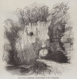 Las cuevas de Jedburgh, escondites de los Covenanters de Samuel Read