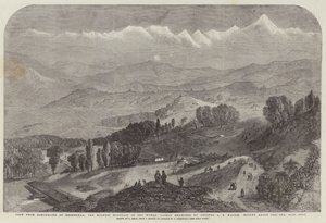 Vista desde Darjeeling de Deodhunga, la Montaña Más Alta del Mundo, medida recientemente por el Coronel A S Waugh, Altura sobre el Nivel del Mar, 29002 pies de Samuel Read