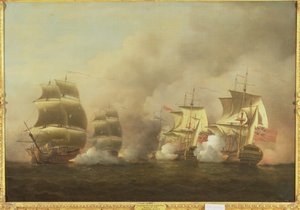 Acción Frente al Cabo de Buena Esperanza, 9 de Marzo de Samuel Scott