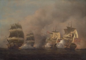 Acción frente al Cabo de Buena Esperanza de Samuel Scott