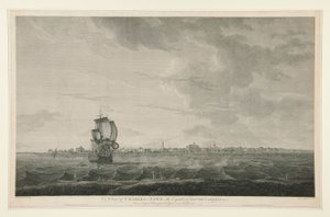 Una vista de Charles-town, la capital de Carolina del Sur