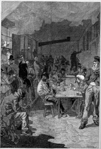Vista del horno de la Societe philanthropique de la rue de Sevres donde los pobres de París acuden a comer de Samuel Urrabieta