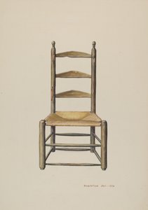 Silla de Respaldo Escalera de Pensilvania de Samuel W. Ford