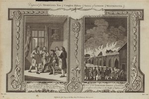 Incendios de Londres de 1666 y 1758 de Samuel Wale