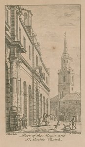 Parte del Mosa y la iglesia de San Martín de Samuel Wale