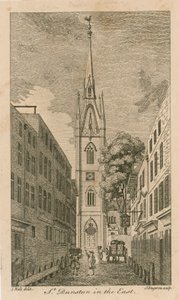 San Dunstan en el Este, Londres de Samuel Wale