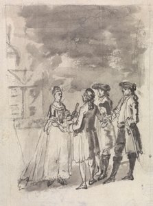 Los aficionados al teatro de Samuel Wale