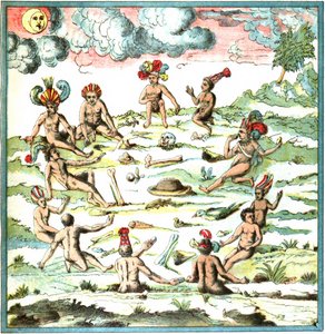 Champlain Indias Occidentales placa LIX - Narrativa de los indios