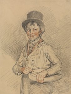 Un niño con una cesta