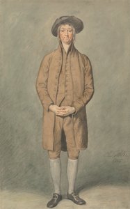 El Sr. Mathews como Matthew Daw en la Escuela de Amigos de Samuel de Wilde