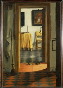 Les pantoufles - Las pantuflas ... de Samuel van Hoogstraten