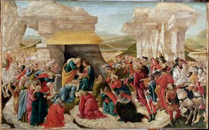 La adoración de los magos (inacabado, c.1500)