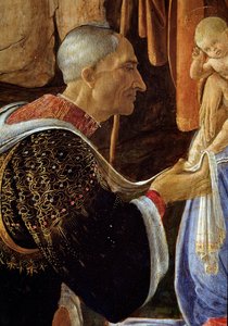 La adoración de los magos, (detalle) de Sandro Botticelli