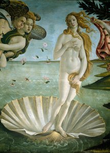 El nacimiento de Venus (detalle) de Sandro Botticelli