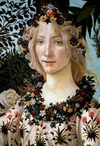 La primavera (detalle) de Sandro Botticelli