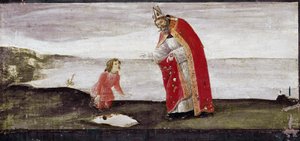 Visión de San Agustín (detalle) de Sandro Botticelli