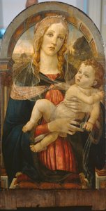 La Virgen y el Niño de Sandro (after) Botticelli