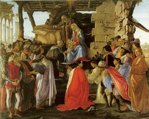 Adoración de los Reyes Magos Título alternativo: de de Sandro Botticelli