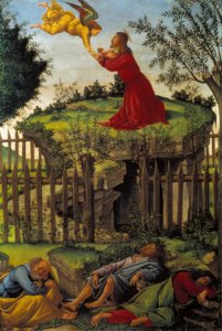 Cristo en el Monte de los Olivos de Sandro Botticelli