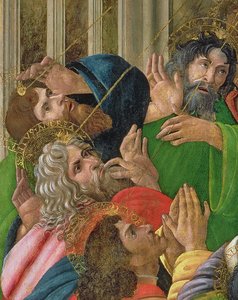 (detalle) La Venida del Espíritu Santo, 1495-1505