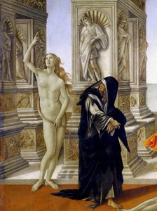 La calumnia (detalle) de Sandro Botticelli