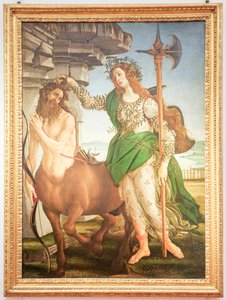 Italiano: Pallas y el Centauro Pallas y el Centauro de Sandro Botticelli