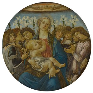 María con el Niño y los ángeles cantando (Tondo de Raczyński)