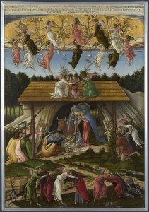 Nacimiento místico de Cristo. 1500 de Sandro Botticelli