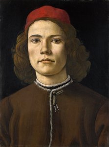 Retrato de un joven de Sandro Botticelli
