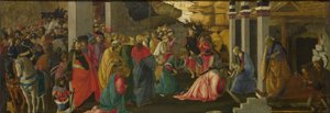 La Adoración de los Reyes, ca 1470 de Sandro Botticelli