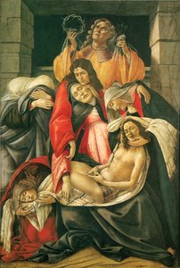 Lamentación por Cristo muerto de Sandro Botticelli