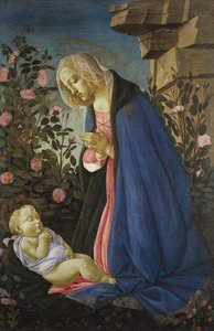 La Virgen adora al Niño dormido de Sandro Botticelli