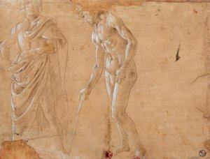 Dos estudios de figuras de Sandro Botticelli