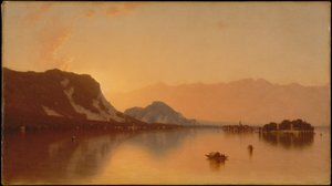 Isola Bella en el lago Mayor de Sanford Robinson Gifford