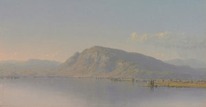 En el río Hudson de Sanford Robinson Gifford
