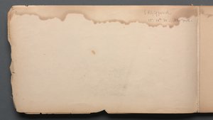 Cuaderno de bocetos, página 03: S.R. Gifford 15 10th Street New York, 1859 de Sanford Robinson Gifford